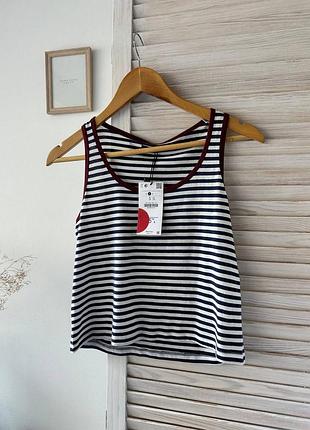 Bershka топ в полоску