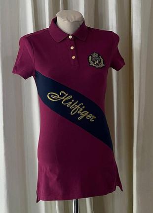 Шикарне брендове поло футболка tommy hilfiger