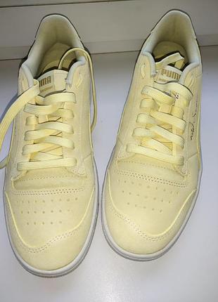 Puma кроссовки замшевые, жёлтого цвета. новые. оригинал. 2
