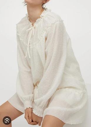 Сукня з оборками кежуал h&m