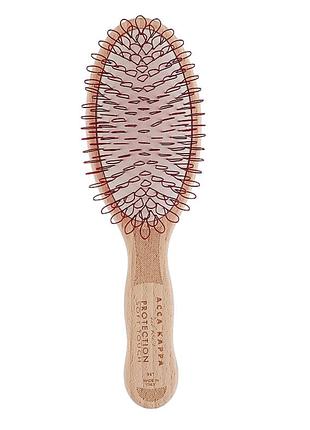 Овальна щітка з петлями acca kappa protection beech wood looped nylon oval soft brush