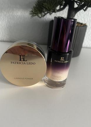 Лот пудра patricia ledo luminous powder і тональний крем