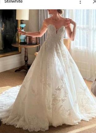 Весельное платье известного бренда pronovias,модель платья aloha.размер s-m