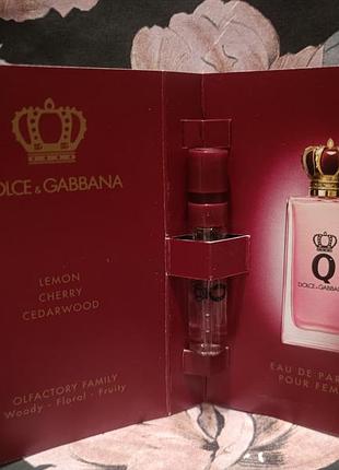 Dolce & gabbana q eau парфумована вода пробник