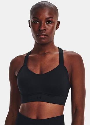 Жіночій топ бюстгальтер чорний under armour, 1376866