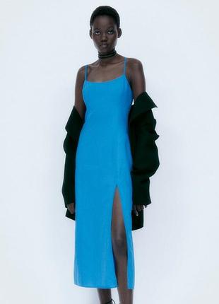 Сарафан льняной zara