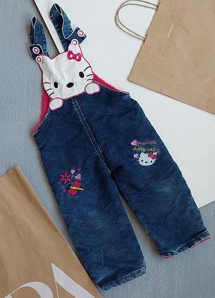 Комбинезон теплий на дівчинку 2-3 роки