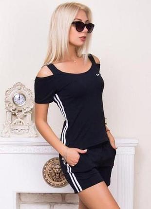 Женский спортивный костюм nike сила здоровая красота