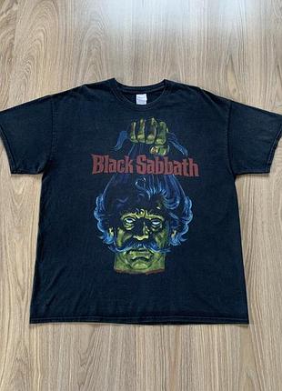Чоловіча бавовняна рок футболка gildan black sabbath