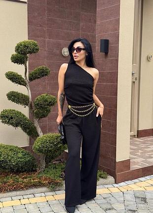 Женский летний брючний костюм