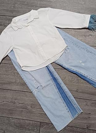 Стильна сорочка з пір'ям