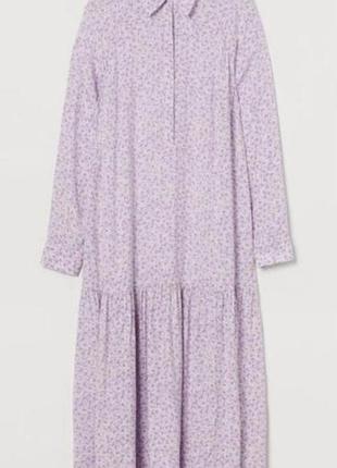 Платье в цветочный принт h&m