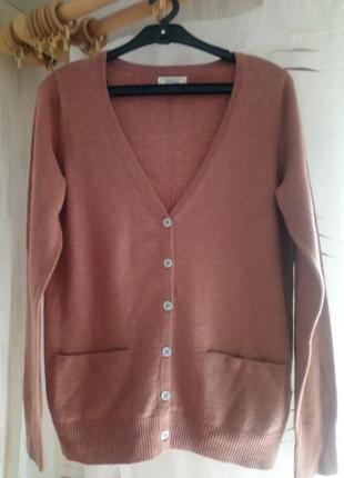 Кардиган меріно вовна колір тренд р. 44