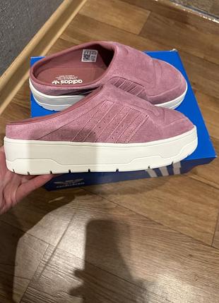 Мюлі кросівки White adidas, р. 9,5 ( 40 ) 26 см
