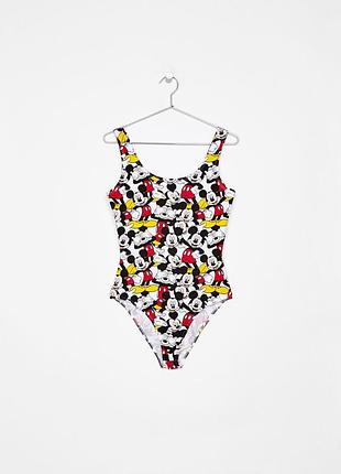 Боди с микки маусом bershka хлопок l