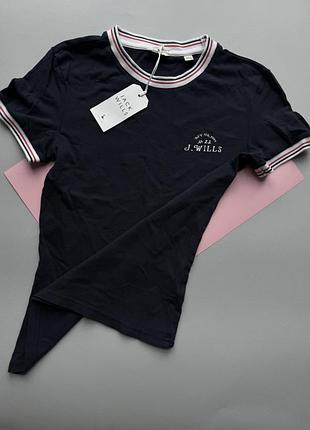 Футболка жіноча jack wills 8 темно-синя