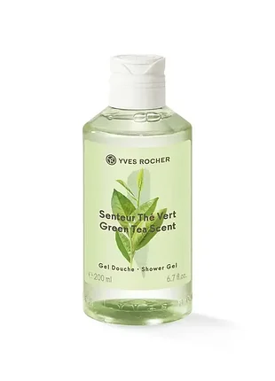 Парфюмированный гель для душа зеленый чай ив роте yves rocher 200 мл