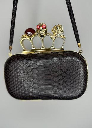 Сумка клатч mcqueen 2011 python vintage authentic