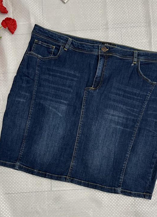 Юбка юбка из джинса размер 4xl-5xl (56-58)
