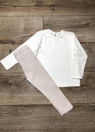 Лосіни і реглан на дівчинку 92 розмір