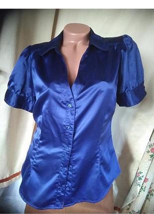 Блуза атласна