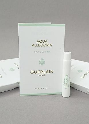 Guerlain aqua allegoria rosa verde пробник для женщин (оригинал)