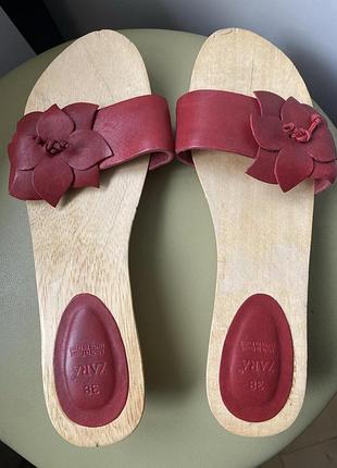 Шльопанці zara 38 розмір