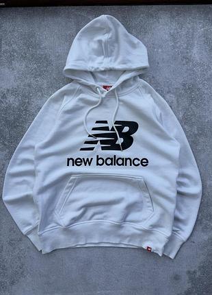 Біле жіноче худі new balance