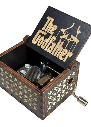 Музыкальная шкатулка крестный отец godfather nino rota - love theme черный