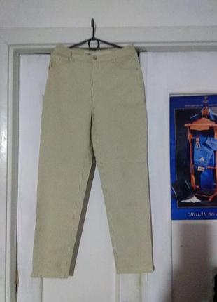 Брюки у смужку котон стрейч євро 40