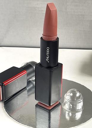 Shiseido modernmatte powder lipstick матова пудрова помада 4 г 👉🏻відтінок 506 disrobed