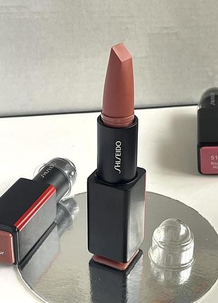 Shiseido modernmatte powder lipstick матова пудрова помада 4 г 👉🏻відтінок 506 disrobed5 фото
