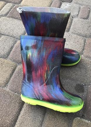 Резиновые сапоги мальчику