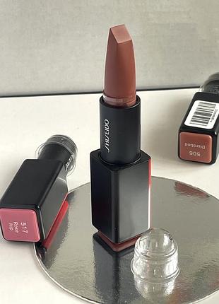 Shiseido modernmatte powder lipstick матова пудрова помада 4 г 👉🏻відтінок 507 murmur