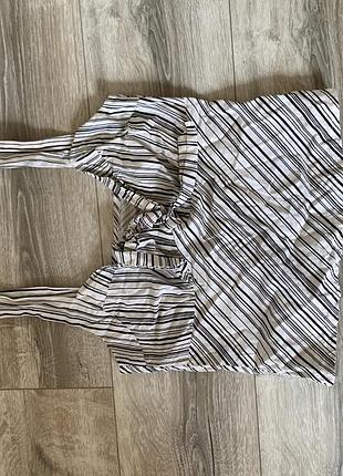 Топ жіночий в полоску з завʼязками