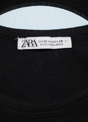 Базова бавовняна майка топ zara7 фото