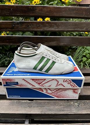 Vintage adidas record leather made in france кроссовки кеды