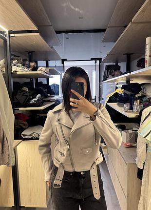 Куртка/косуха zara замшева
