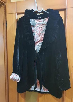 Піджак оксамит шовк