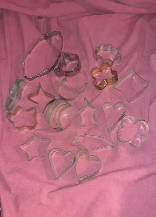 Набор формочки для выпечки печень железные ссср