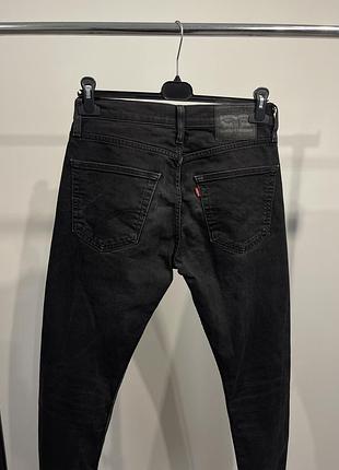 Levi's levis 512 черные джинсы мужские4 фото