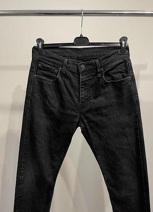 Levi's levis 512 черные джинсы мужские2 фото