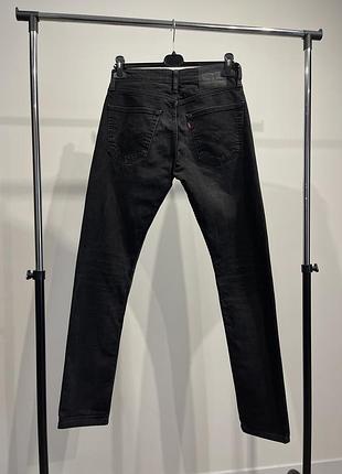 Levi's levis 512 черные джинсы мужские5 фото