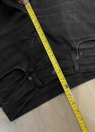 Levi's levis 512 черные джинсы мужские8 фото
