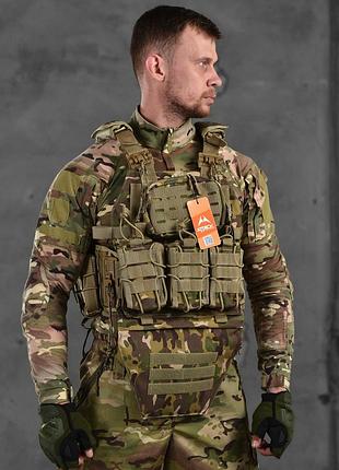 Плитоноска 4 точки скидання піксель attack з напашником