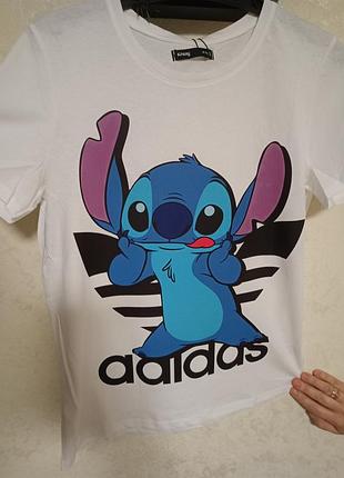Футболка adidas-стичь (хлопок)