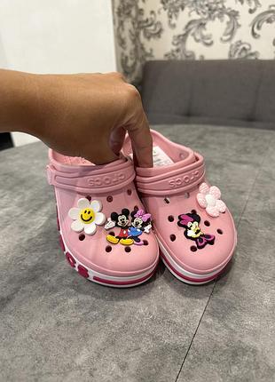 Сабо крокси для дівчинки crocs c11 c12
