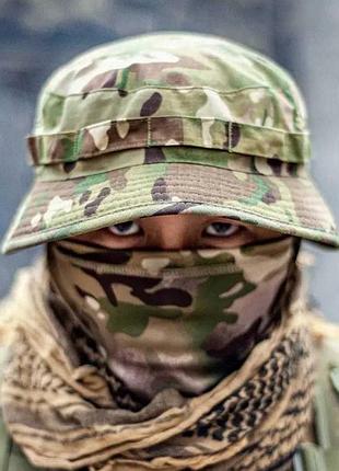 Панама военная, точная, точная мтп s7 rip-stop мультикам размер универсальный короткие поля 5.5 см.