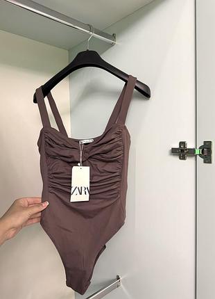 Боди  эластичный zara