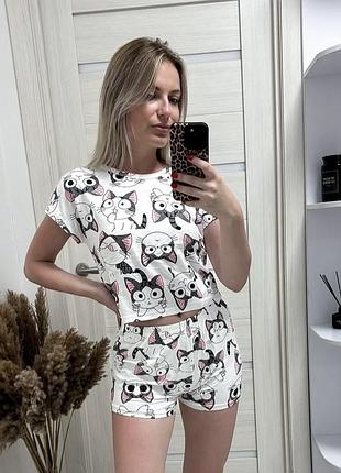 Піжама котики